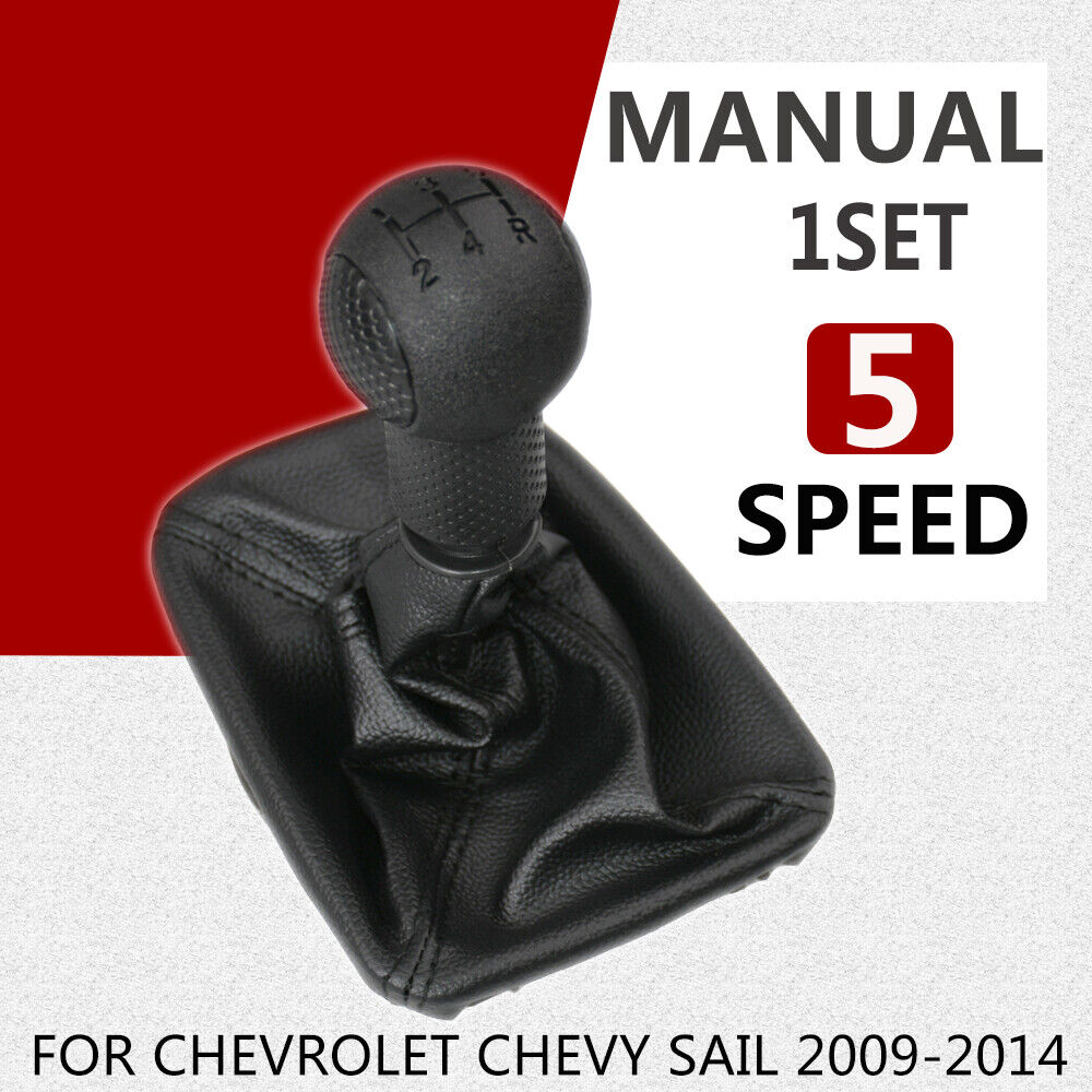 Chevrolet Chevy Sail 5-Speed Gear Shift Knob with Boot Cover