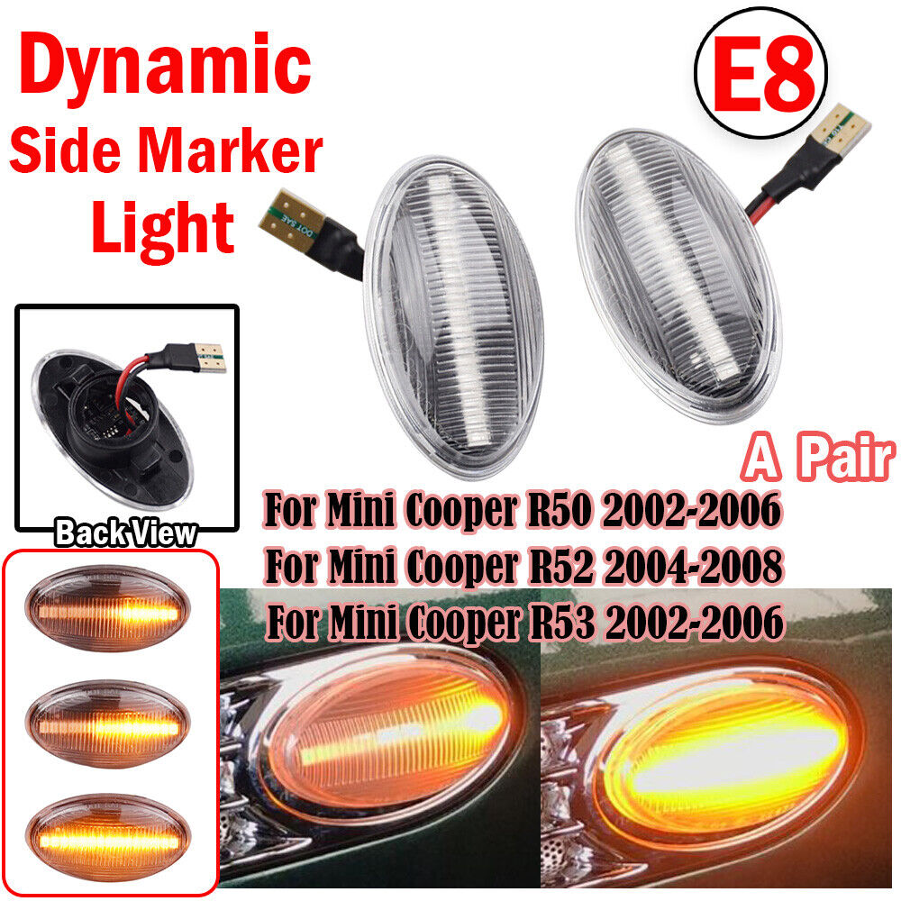 Mini Cooper R50 2002-2006 Dynamic Turn Signal LED Lights