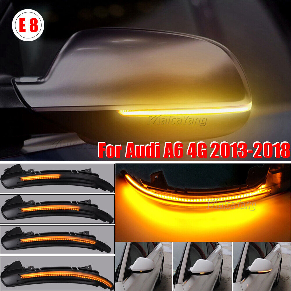 LED Turn Signal Mirror Indicator for Audi A6 RS6 4G C7 7.5