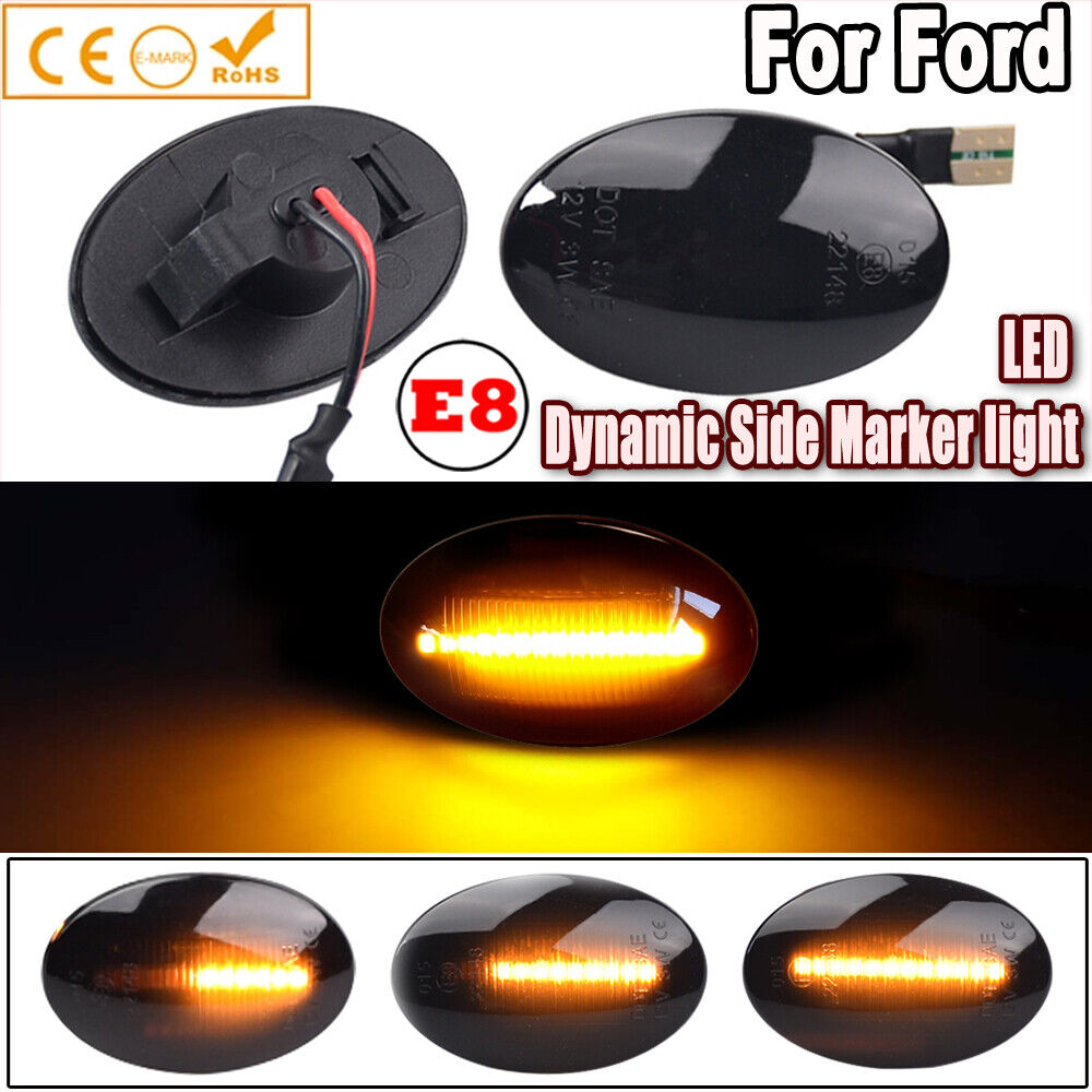 2x LED Turn Signal for Ford TourNeo MK6 2000-2014