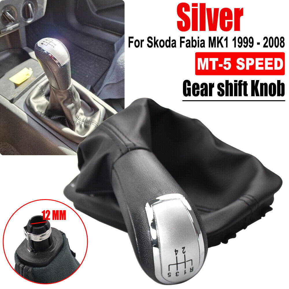 Manual 5 Speed Gear Shift Knob For Skoda Fabia MK1 1999 2000 2001 2002-2008