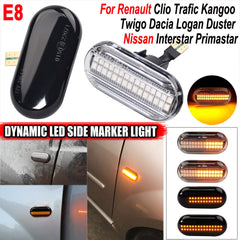 new Clear front side marker led lights for  Nissan INTERSTAR Bus (X70)/ Opel amber