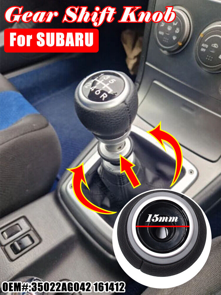 new 6 Speed Gear Shift Knob For Subaru Outback Legacy Forester Impreza 2009-2018