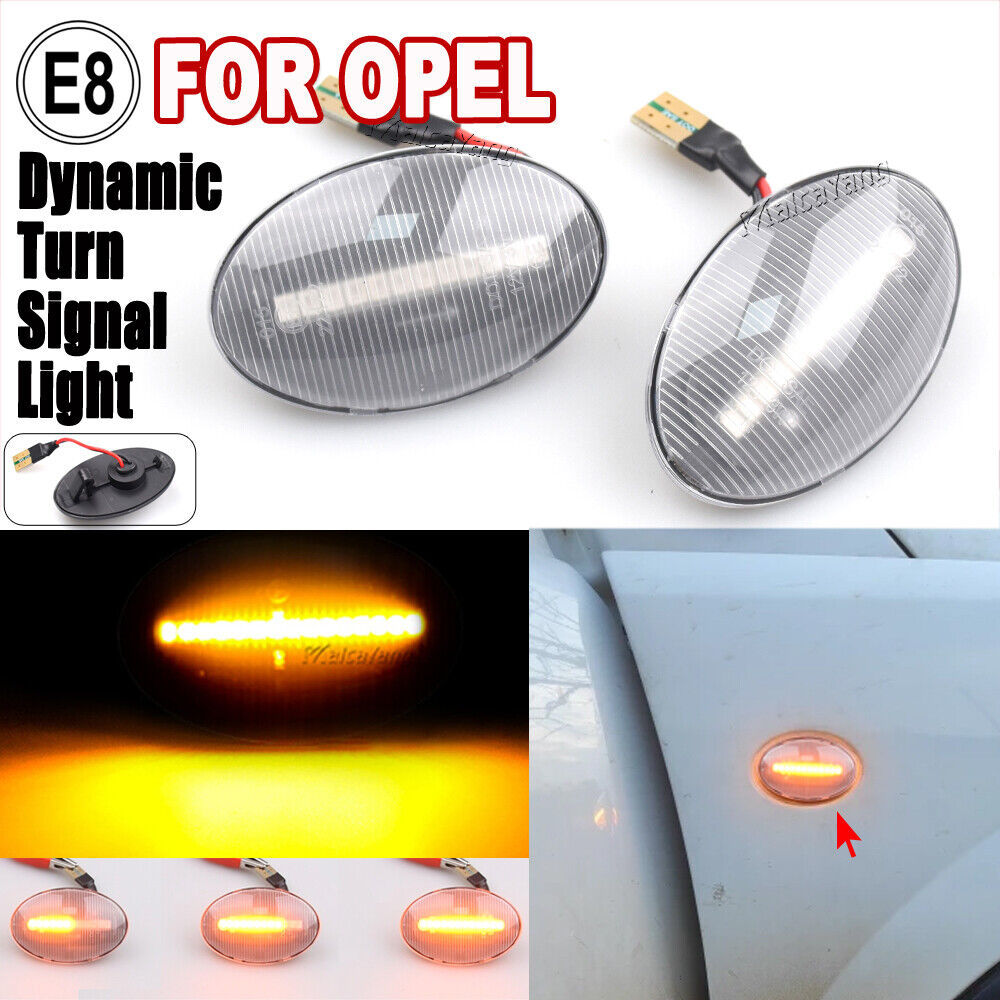 new 1713013 Fit For Opel Corsa C  2000 2001 2002-2009 LED Dynamic Side Marker Light