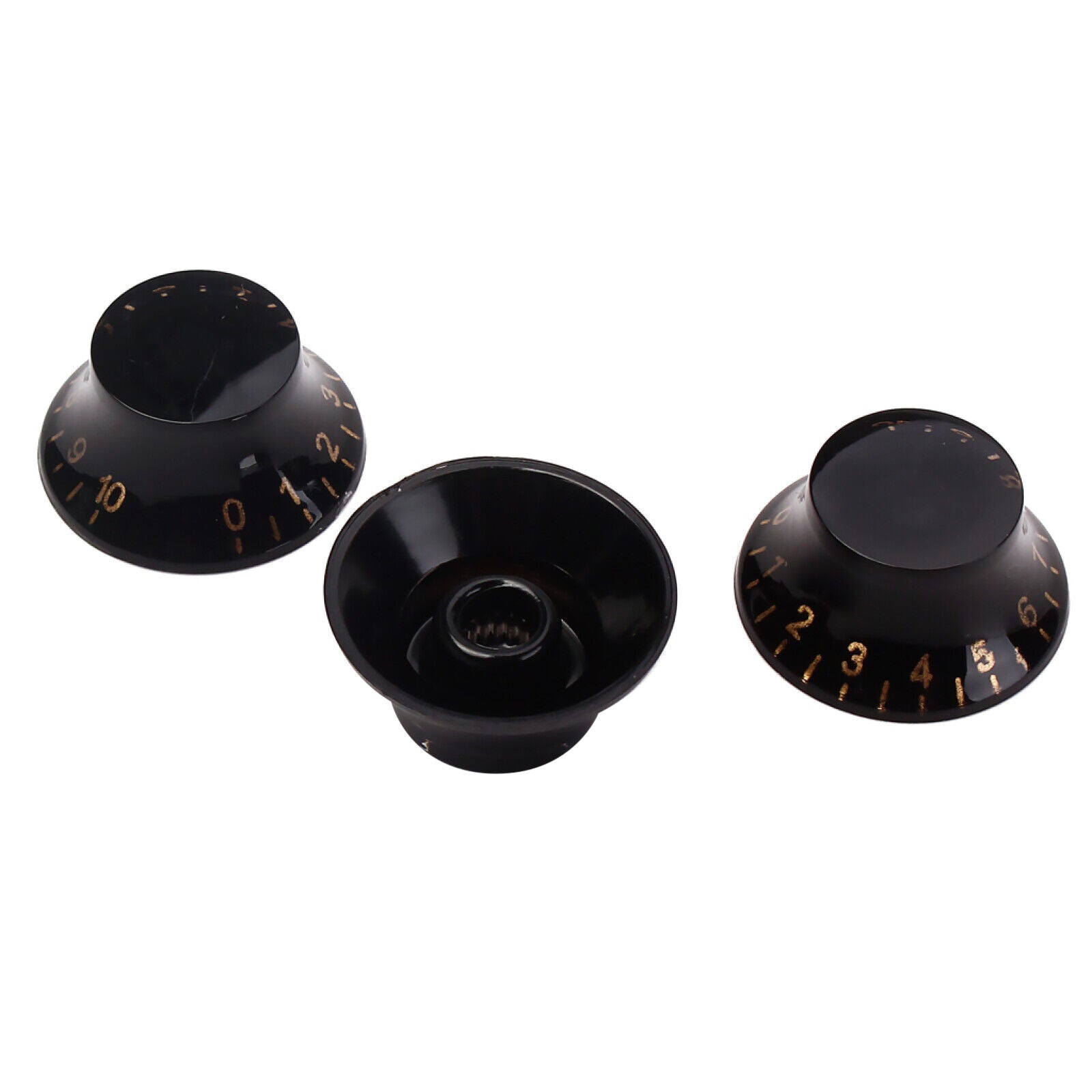 Black&Gold Les Paul N Volume Control knobs