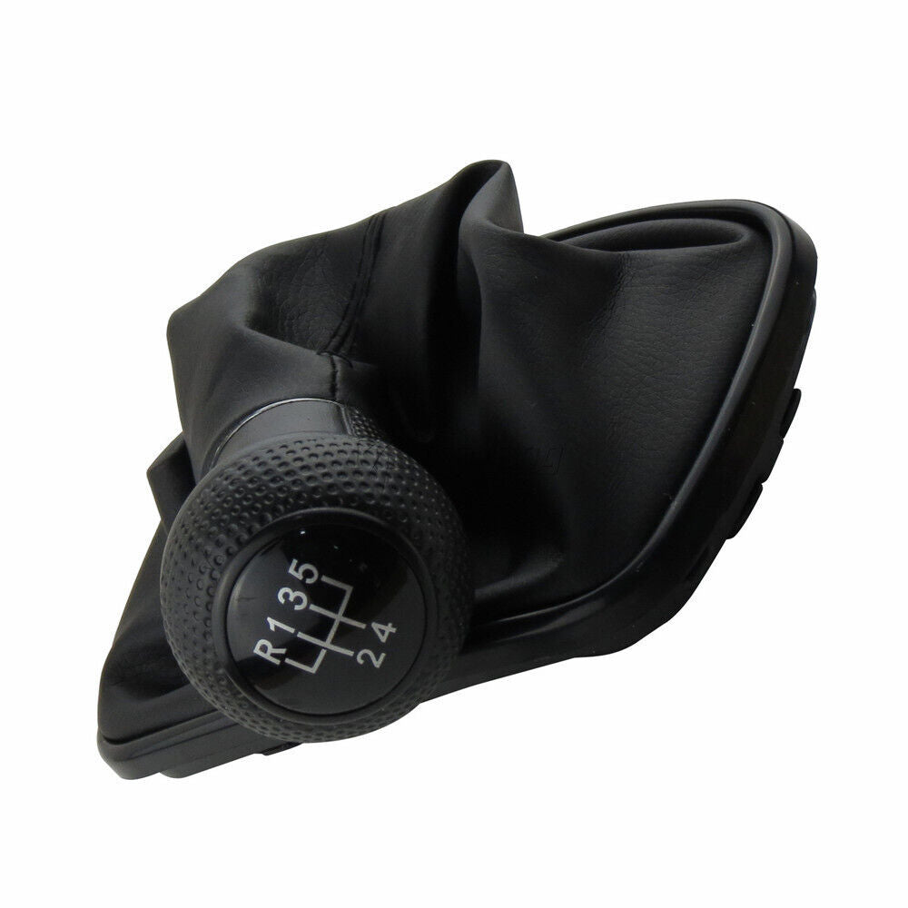 Manual Car Gear Shift Knob Black Line Gaiter Boot Cover for Volkswagen Mk4 Jetta