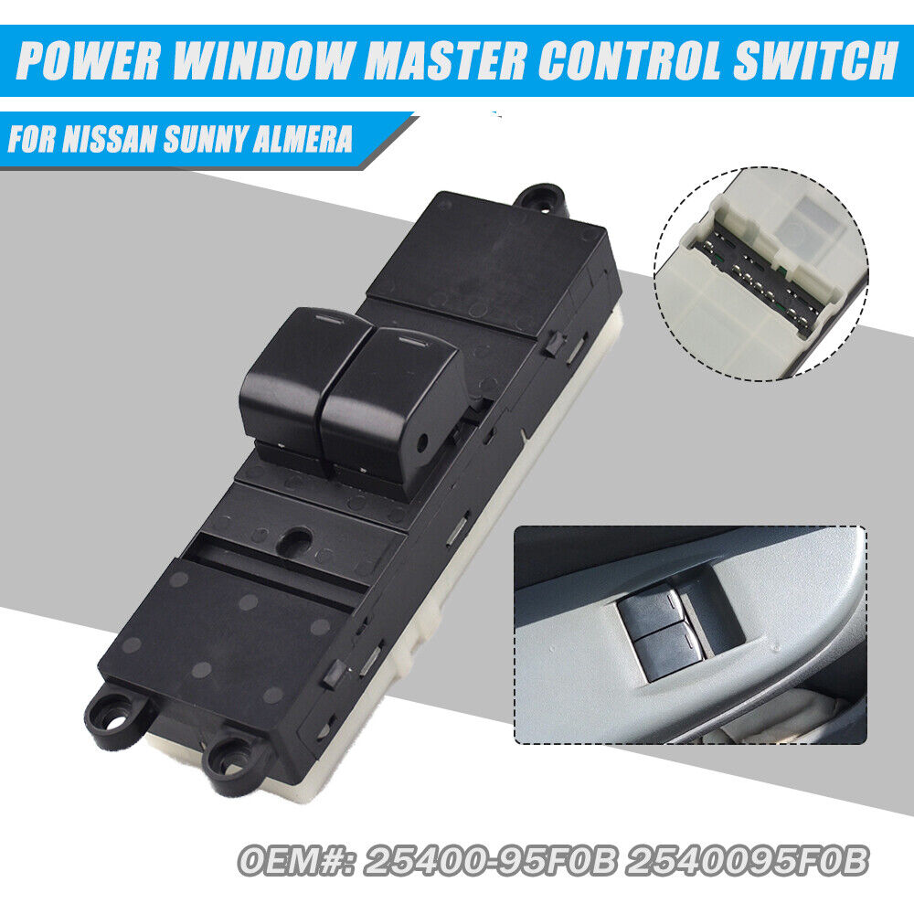 Nissan Sunny Almera 2006-2013 Power Window Control Switch 2540095F0B