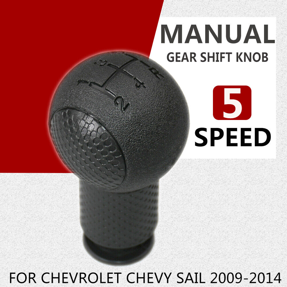 5-Speed Gear Shift Knob Lever Boot Cover for Chevrolet Chevy Sail (2009-2014)