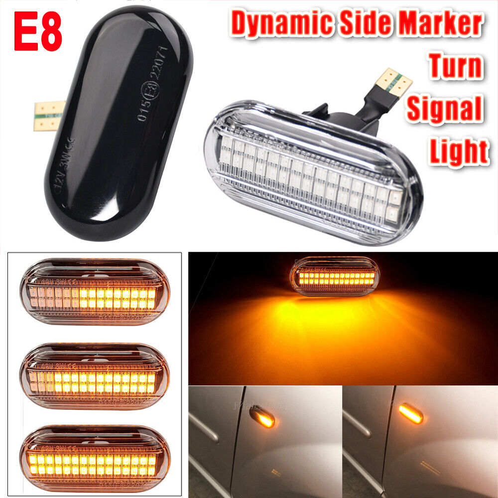 new Clear front side marker led lights for  Nissan INTERSTAR Bus (X70)/ Opel amber