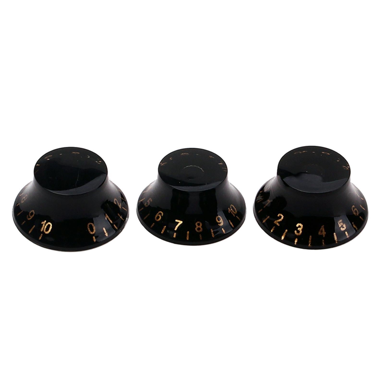 Black&Gold Les Paul N Volume Control knobs