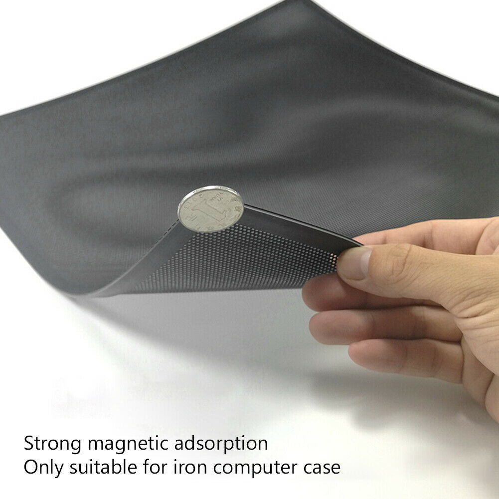 new 1.8mm Thick Magnetic PC Dust Filter Cooling Fan Mesh Cover 12*12/14*14/12*24cm a