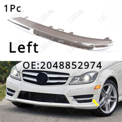 Mercedes W204 C300 Chrome Trim Front grille insert Left Side Outer Grille Insert