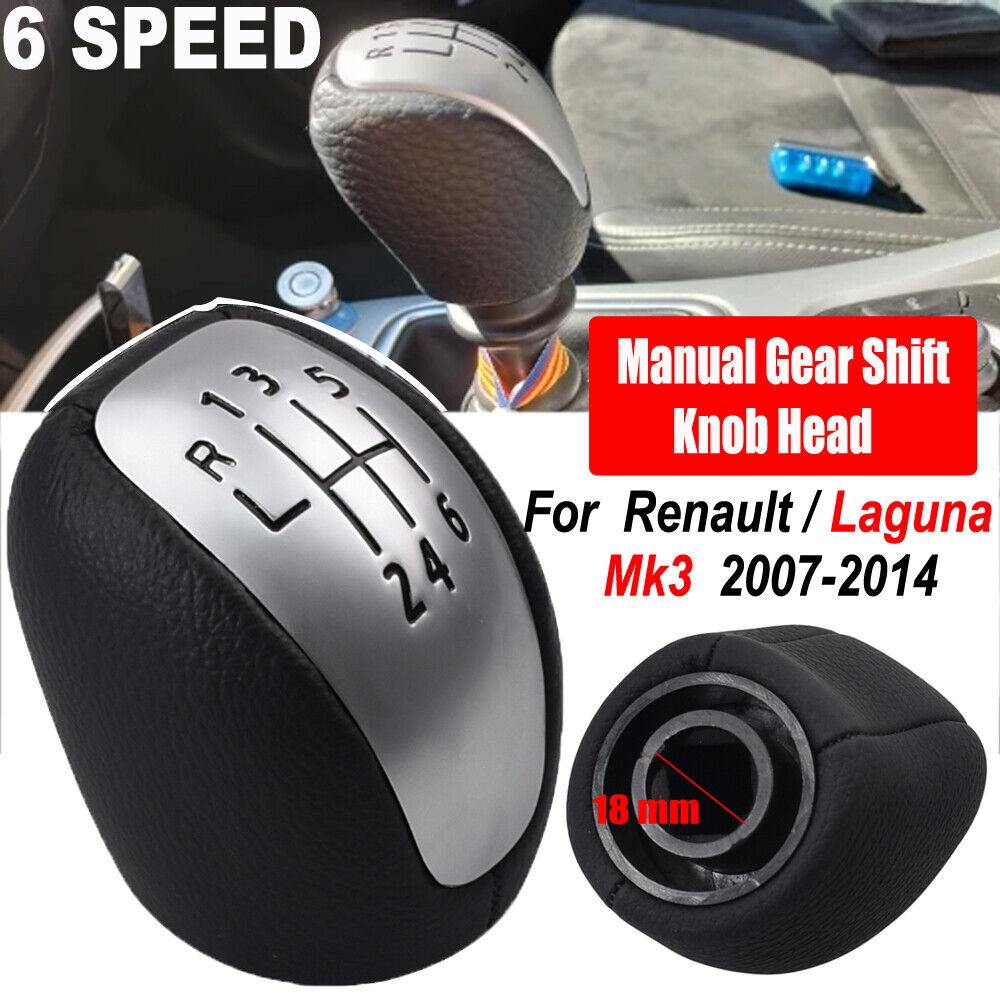 6 Speed Manual Gear Shift Knob for Renault Laguna Mk3 (2007-2014)