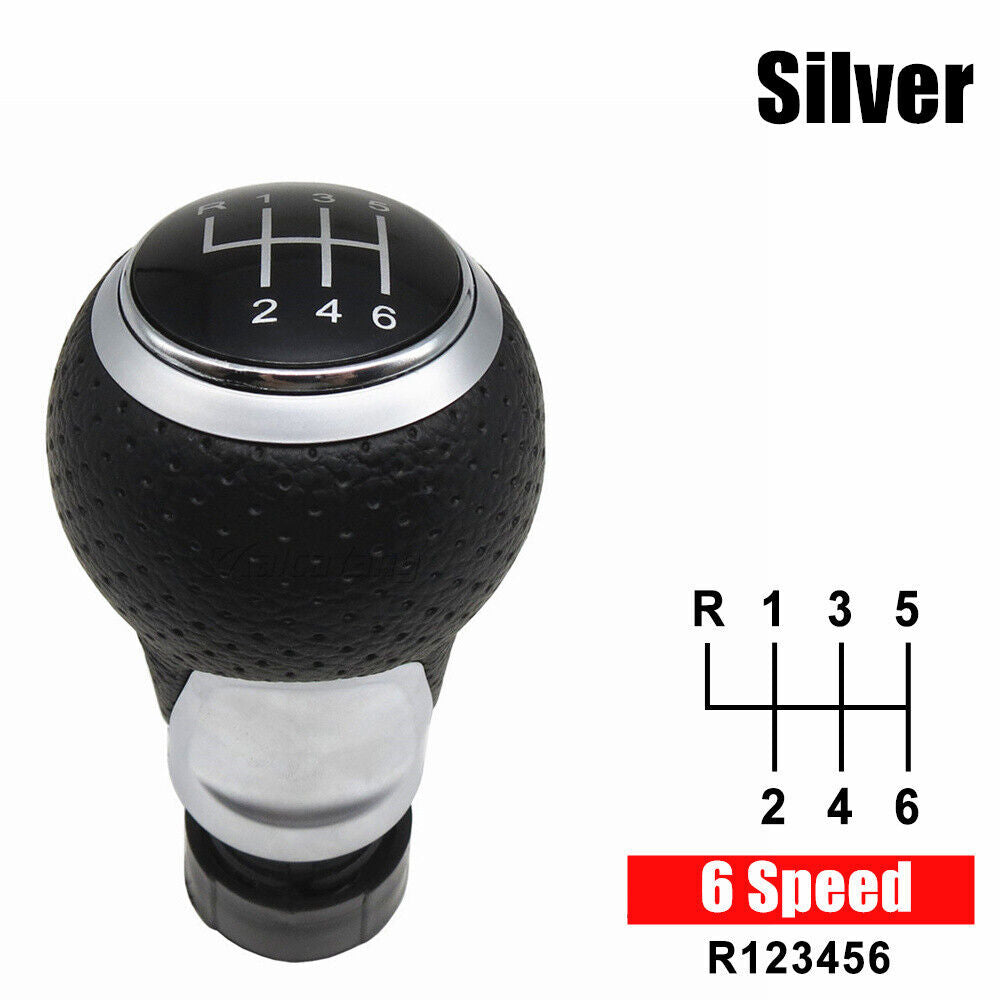 Car Speed Manual Gear Shift Knob For Audi A4 A5 Q5 8R Seat Leon MK1