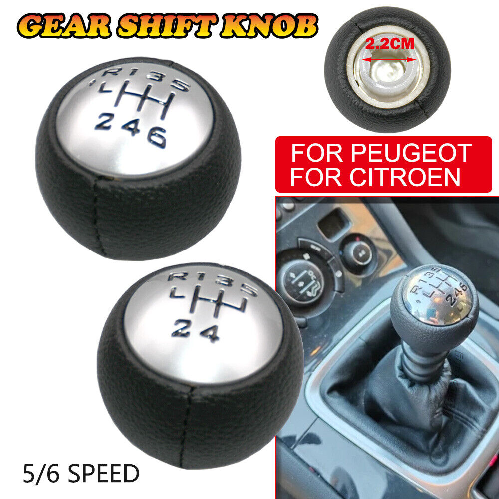 Speed Black Gear Stick Shift Knob for Peugeot 307