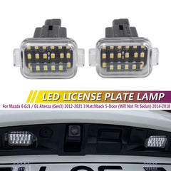 Mazda 6 2014-2018 LED License Plate Light