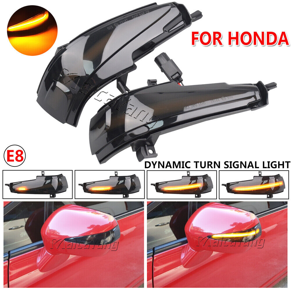 new For Honda Civic MK8 2005 06 07 08 09 10-2011 LED Sequential Turn Signal Light