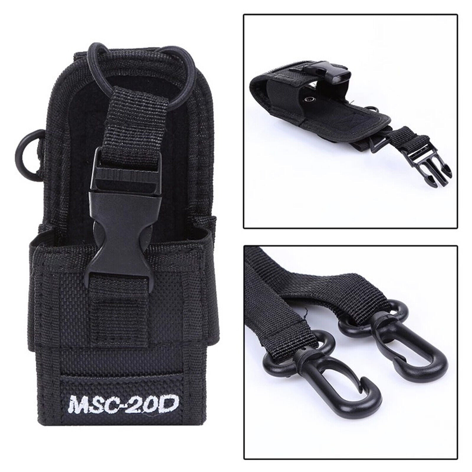 Adjustable Strap MSC-20D Walkie Protective Shoulder Bag Storage Case