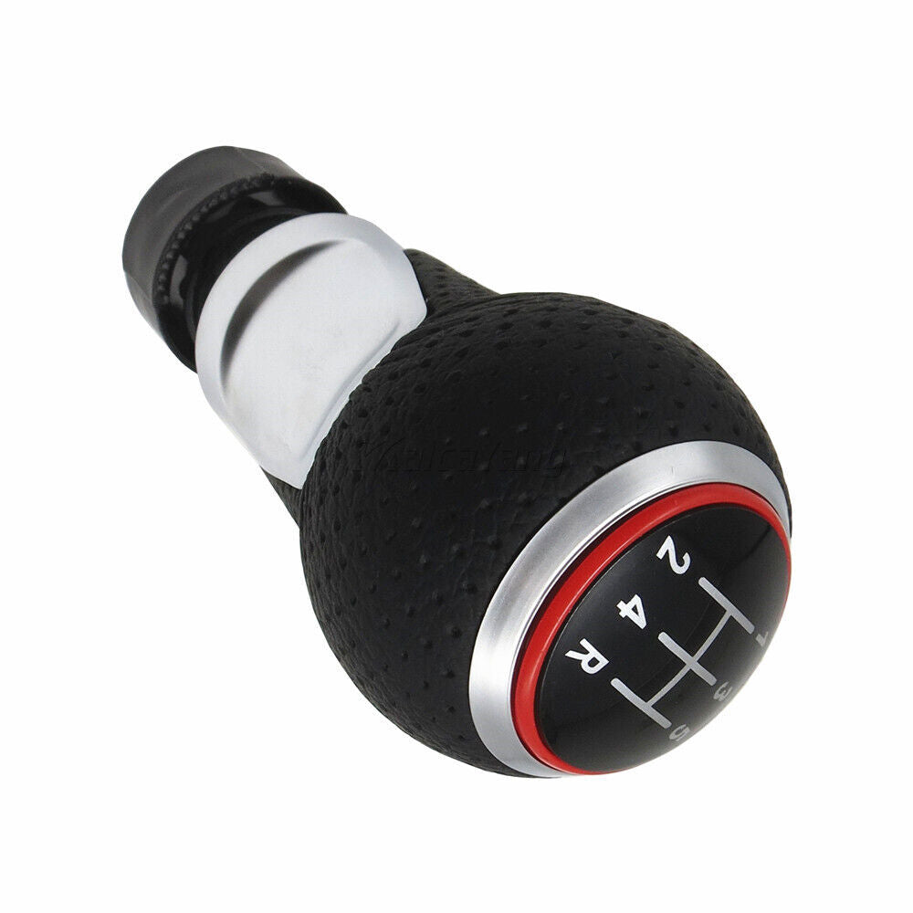 Car Speed Manual Gear Shift Knob For Audi A4 A5 Q5 8R Seat Leon MK1