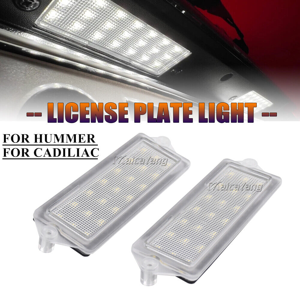 Hummer H2 White LED Number Plate Light Lamp