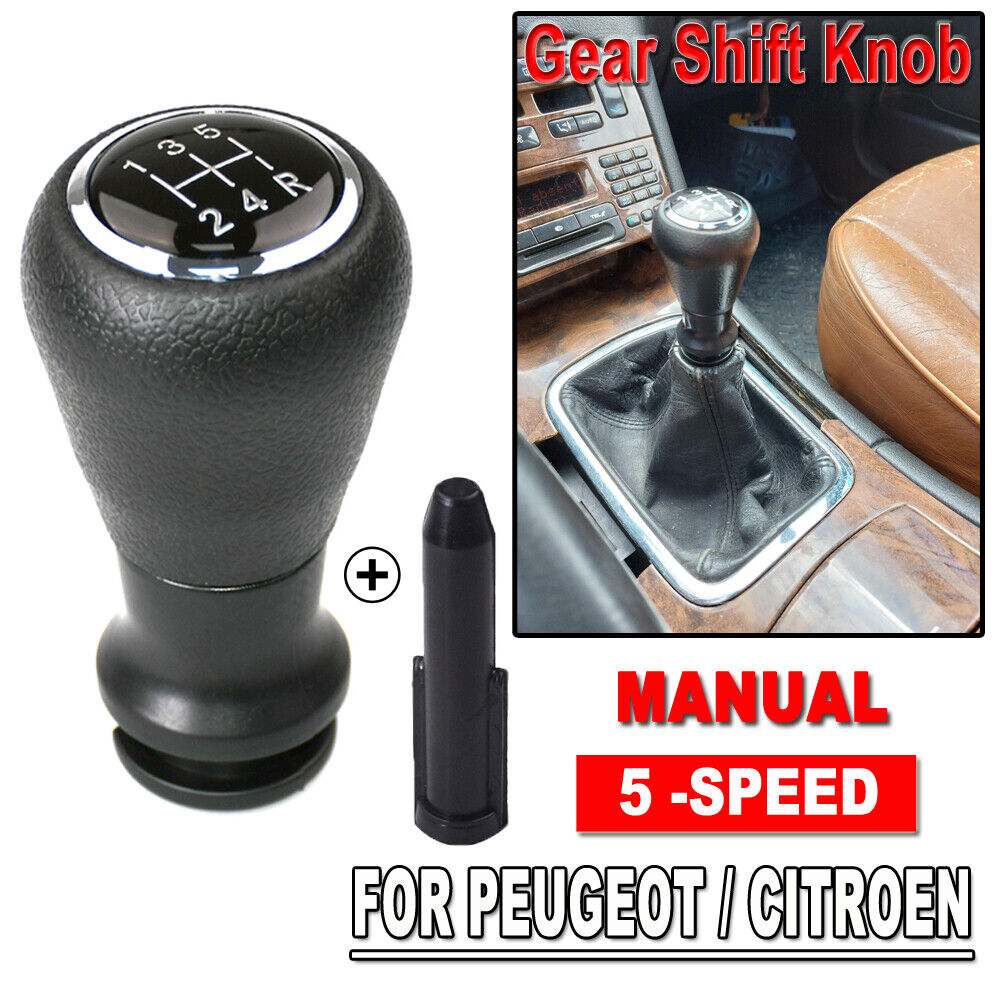 Citroen Black Gear Shift Knob Shift Boot for C4