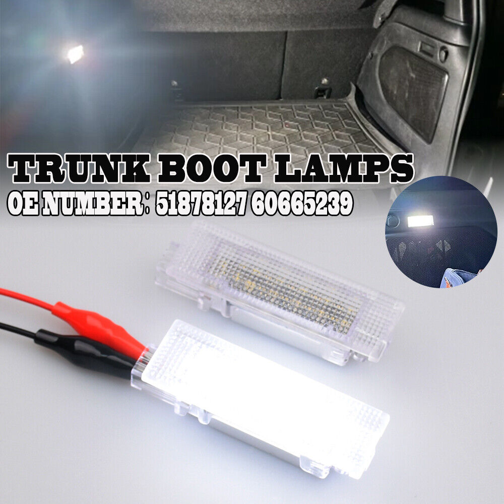 LED Glove Box Trunk Luggage Courtesy Light for Fiat 500 500X