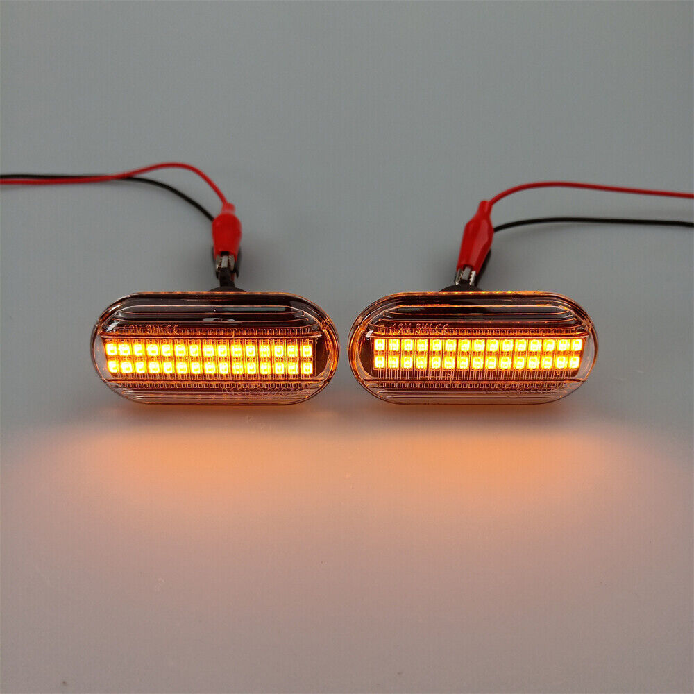 new Clear front side marker led lights for  Nissan INTERSTAR Bus (X70)/ Opel amber