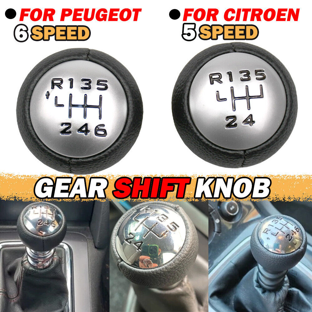 Speed Black Gear Stick Shift Knob for Peugeot 307