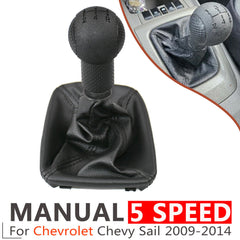 Chevrolet Chevy Sail 5-Speed Gear Shift Knob with Boot Cover