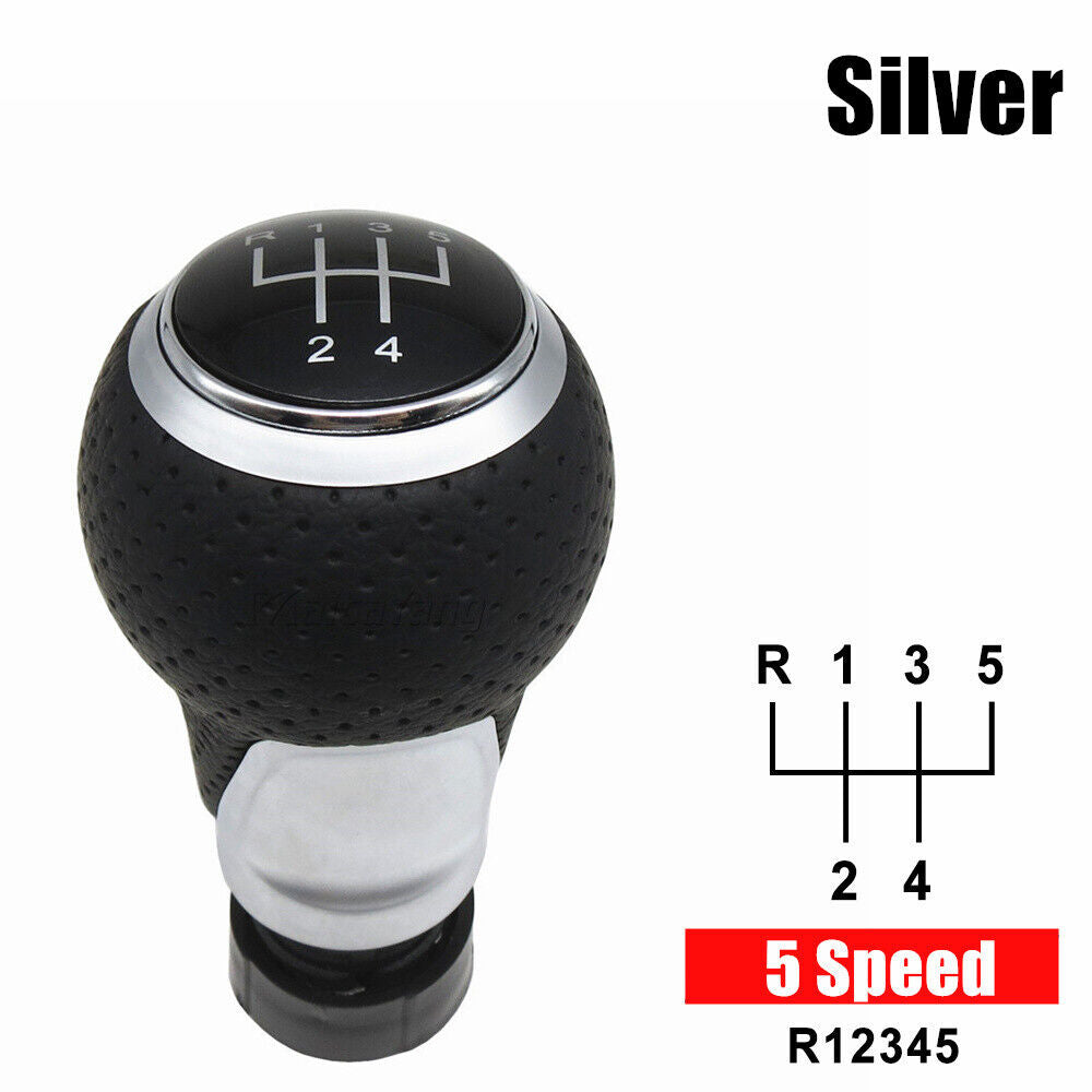 Car Speed Manual Gear Shift Knob For Audi A4 A5 Q5 8R Seat Leon MK1