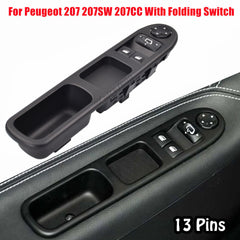 new Front Left Power Side Window Switch Button For Peugeot 207 6554.QA 9654859677