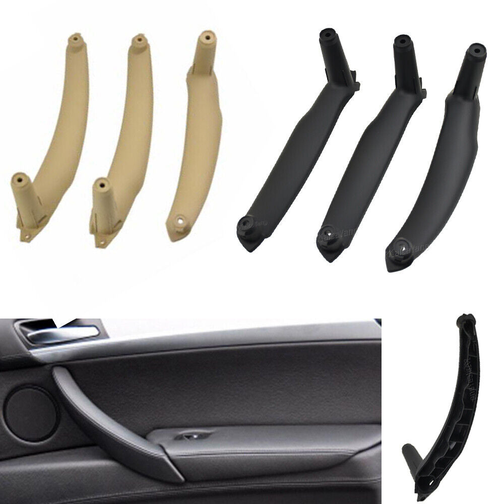 new LHD Door Interior Handle Pull Trim For BMW X5 E70 2006-2013 X6 E71/E72 2007-2014