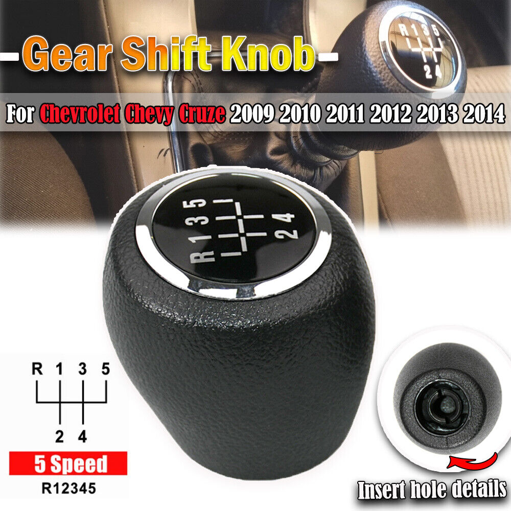 5-6 Speed Car Gear Shift Knob Boot Cover for Chevrolet Cruze (2008-2014)