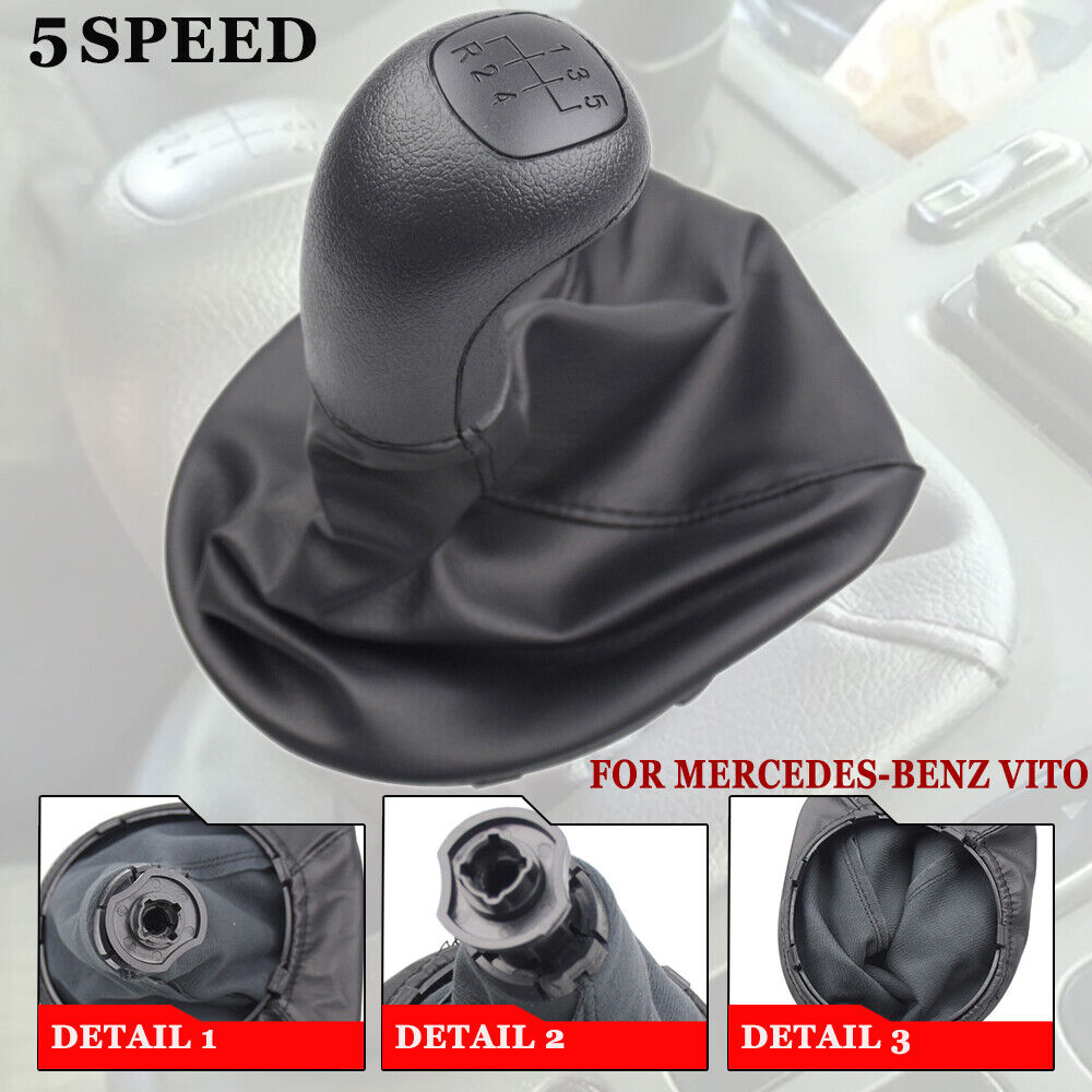 new Manual 5 Speed Gear Shift Knob With  Boot For Mercedes-Benz VITO 638 W638