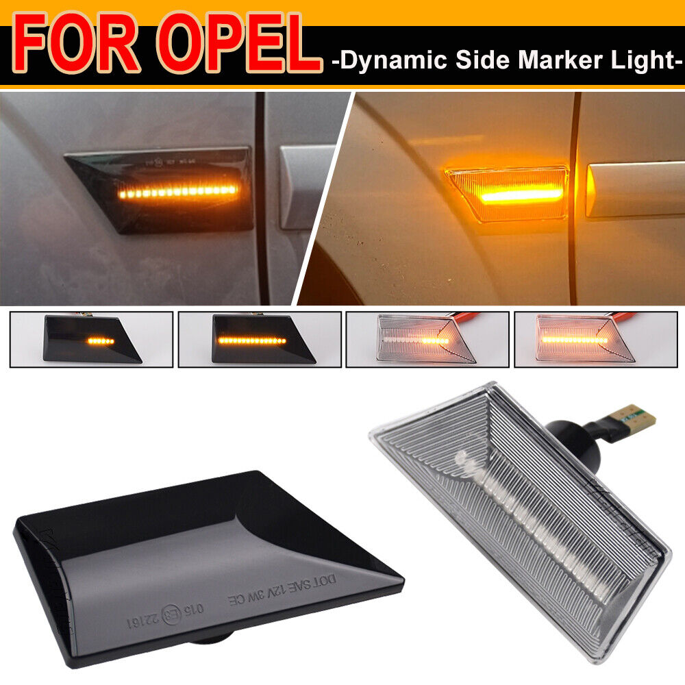 New LED Sequential Side Marker Light for Opel Signum 2003-2008