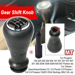 Citroen Black Gear Shift Knob Shift Boot for C4