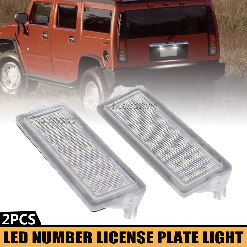 Hummer H2 White LED Number Plate Light Lamp