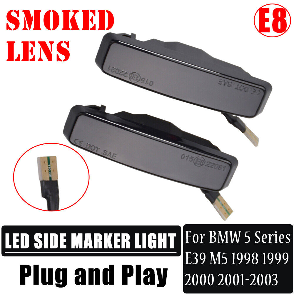 LED Sequential Side Marker Turn Signal Light for BMW 5 Series E39 M5