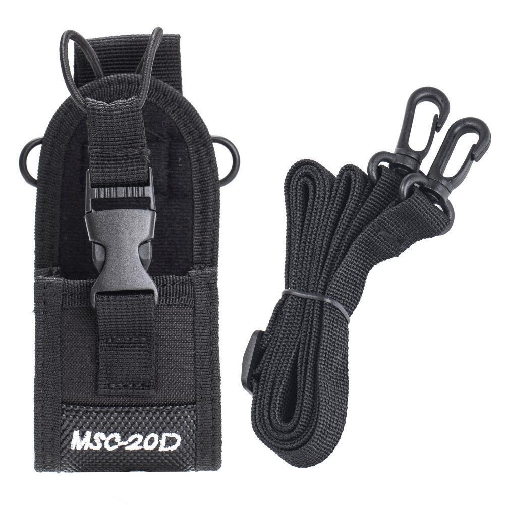 Adjustable Strap MSC-20D Walkie Protective Shoulder Bag Storage Case