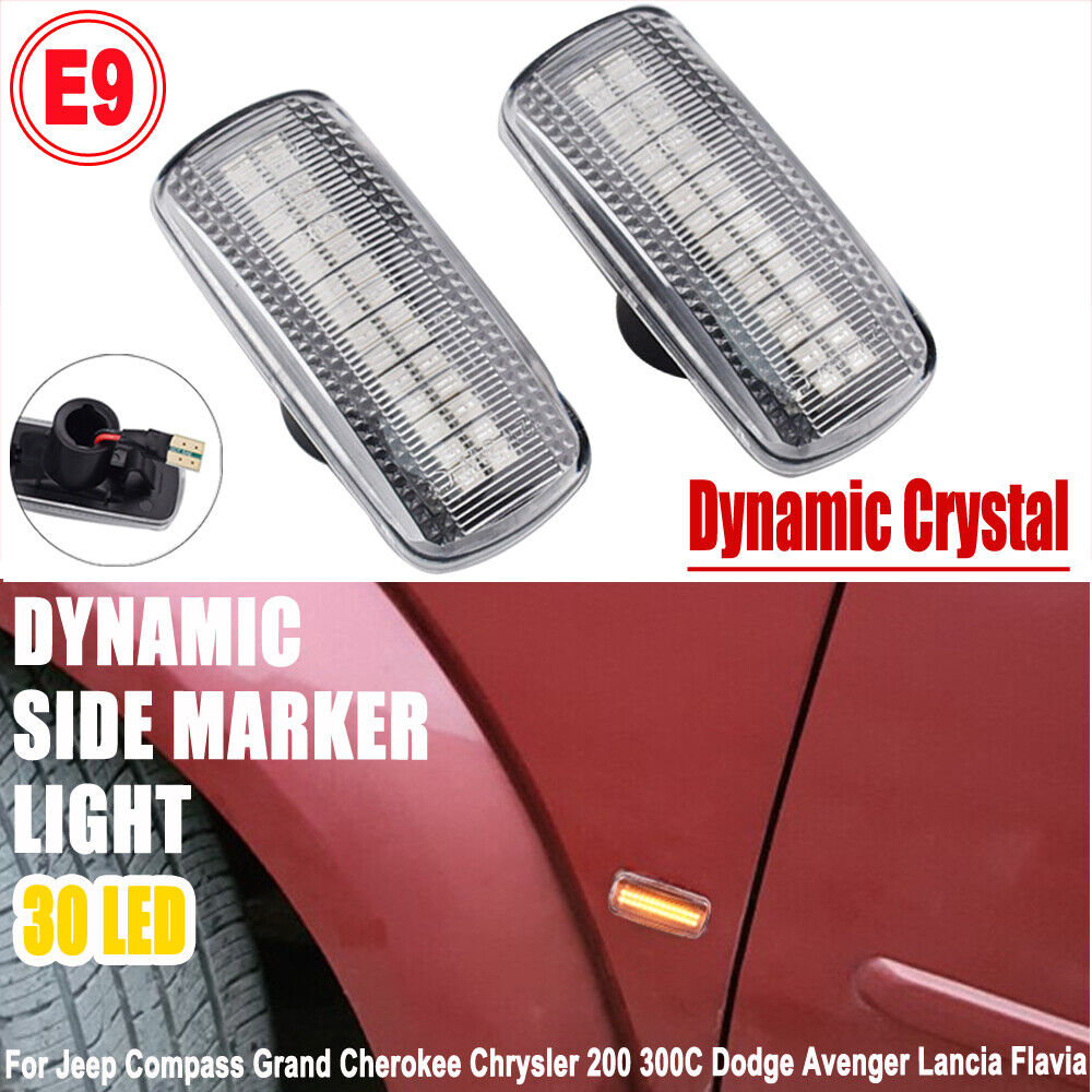 Dodge Charger Avenger Amber LED Dynamic Side Marker Lights