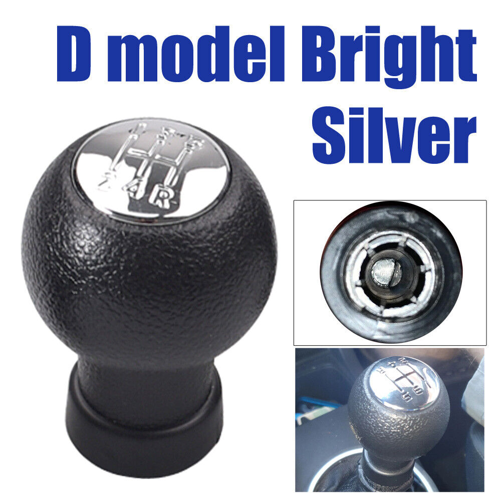 Bright Silver 5 Speed Gear Shift Knob for Suzuki Swift SX4/S-Cross