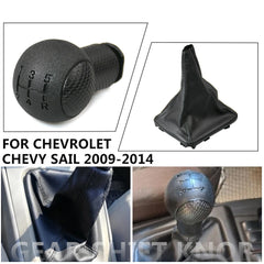 5-Speed Gear Shift Knob Lever Boot Cover for Chevrolet Chevy Sail (2009-2014)