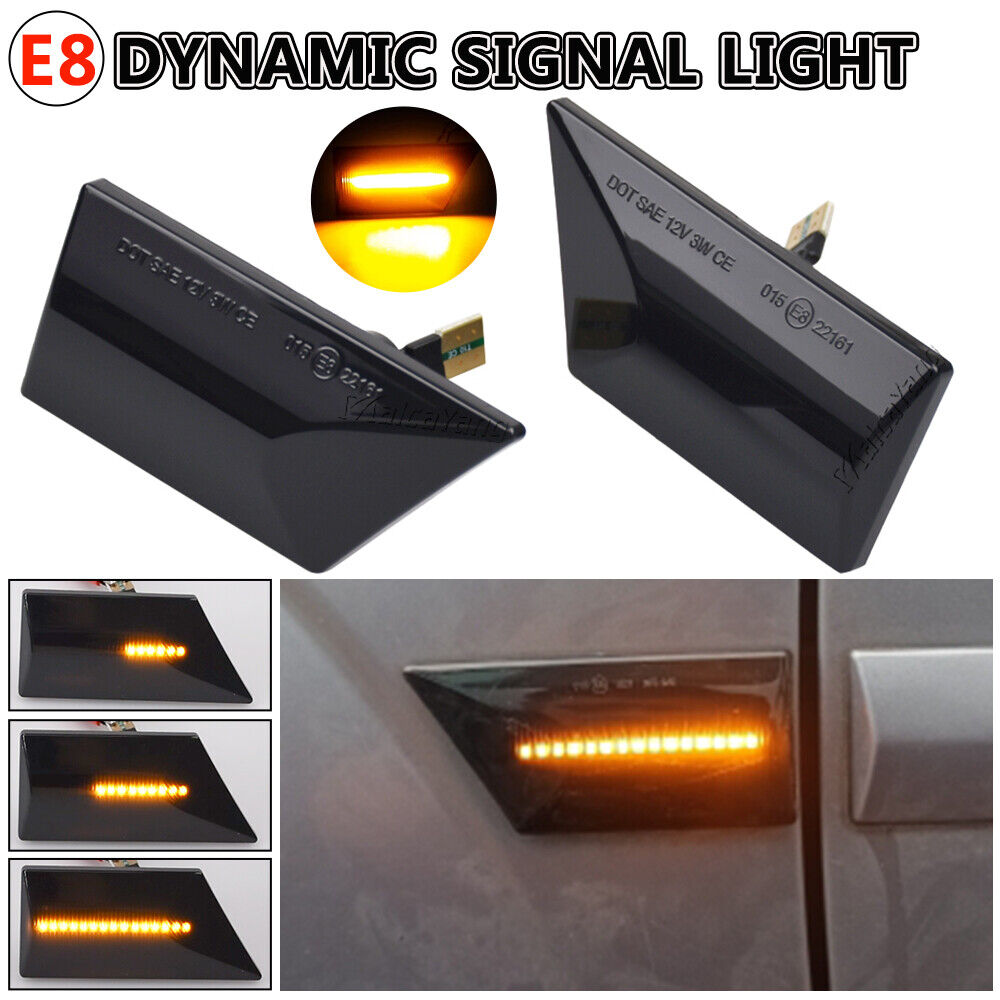 New LED Sequential Side Marker Light - [93192381/93192382] For Opel Vectra C