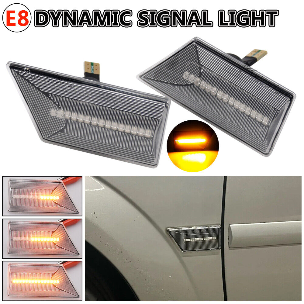 Dynamic LED Sequential Side Marker Light for Opel Vectra C (2002-2008)