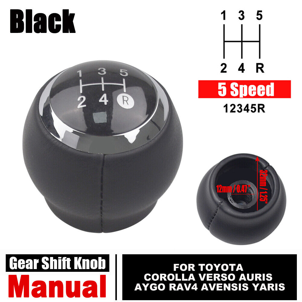 Manual Gear Shift Knob Gaiter Speed Toyota Yaris II 2 MK2 2005-2011