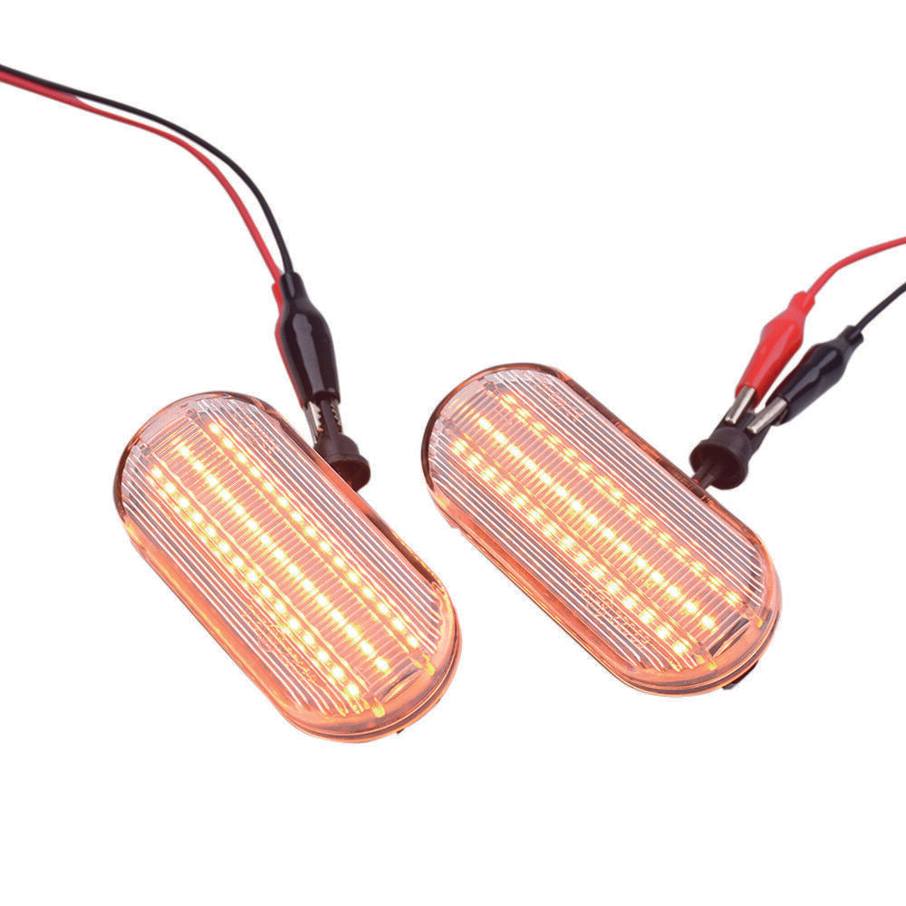 2x LED Side Marker Light Turn Signal Lamp For SEAT Leon Toledo 1M (1996-2006)