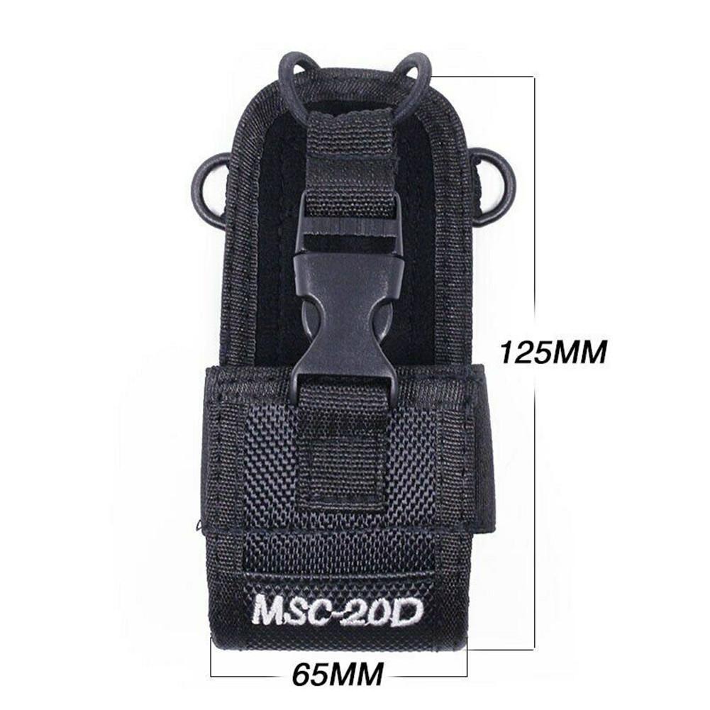 Adjustable Strap MSC-20D Walkie Protective Shoulder Bag Storage Case