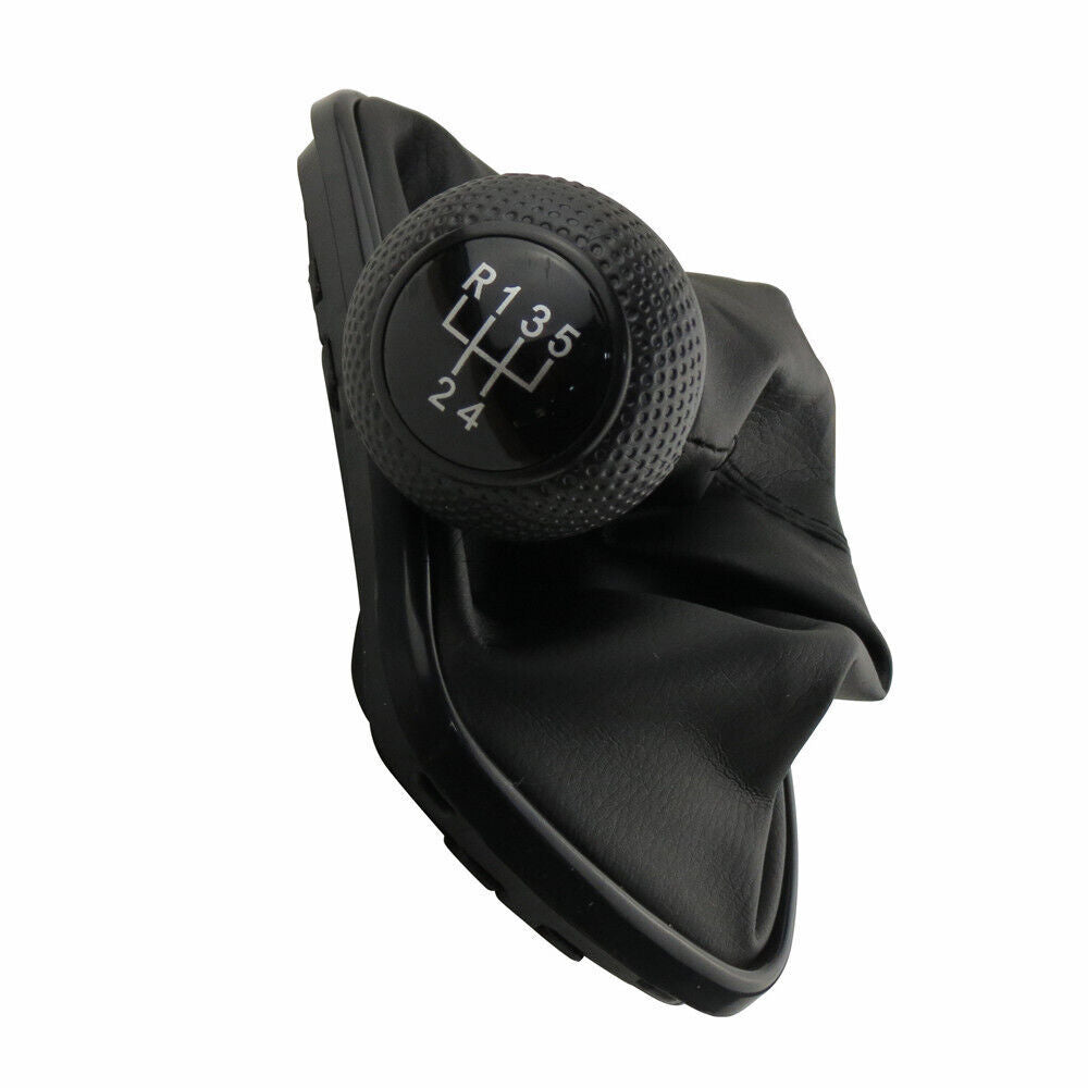 Manual Car Gear Shift Knob Black Line Gaiter Boot Cover for Volkswagen Mk4 Jetta