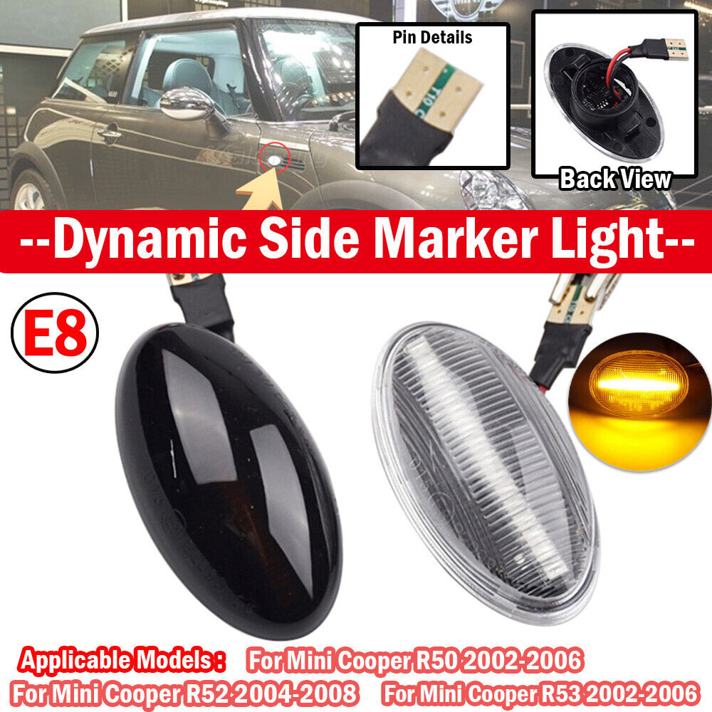 Mini Cooper R50-R53 LED Dynamic Side Marker Lights