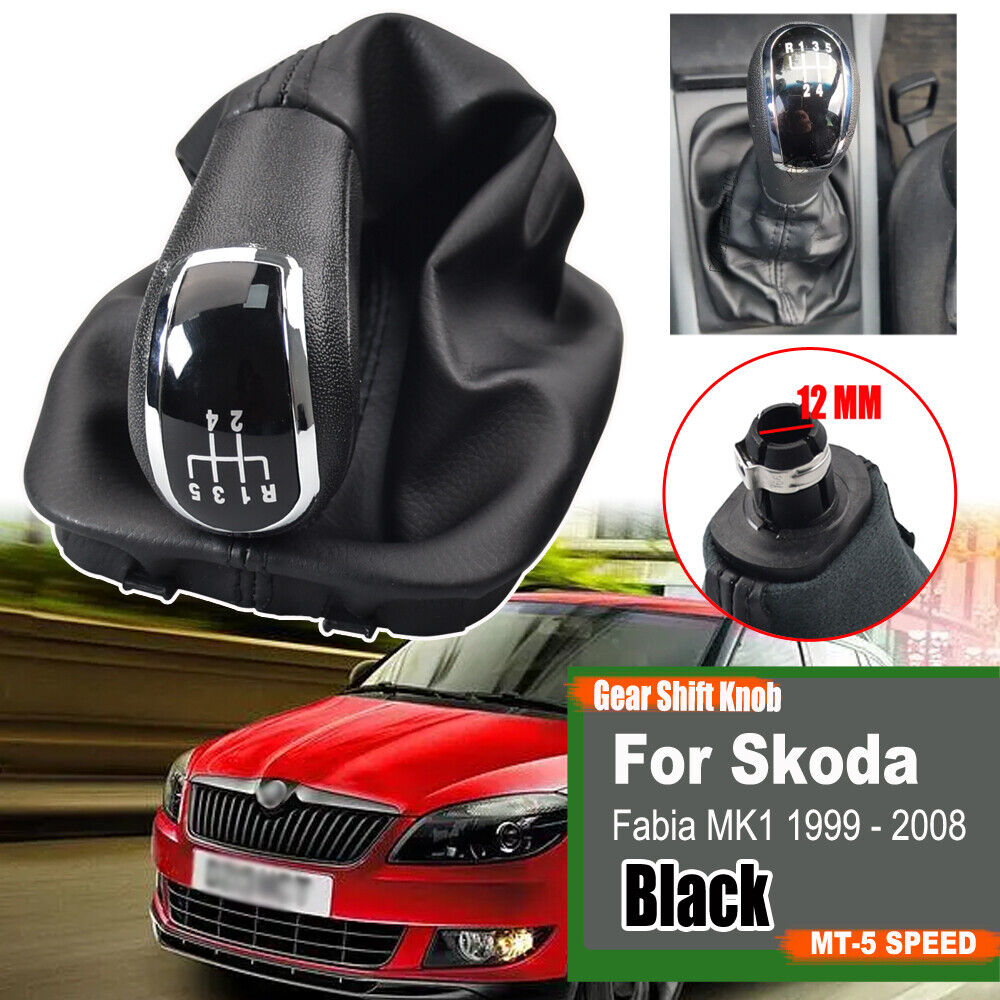 5 Speed Manual Gear Shift Knob for Skoda Fabia MK1 1999-2008